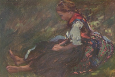 Vaszary János:  Parasztleányka