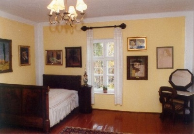 Róma-hegyi villa szobabelső